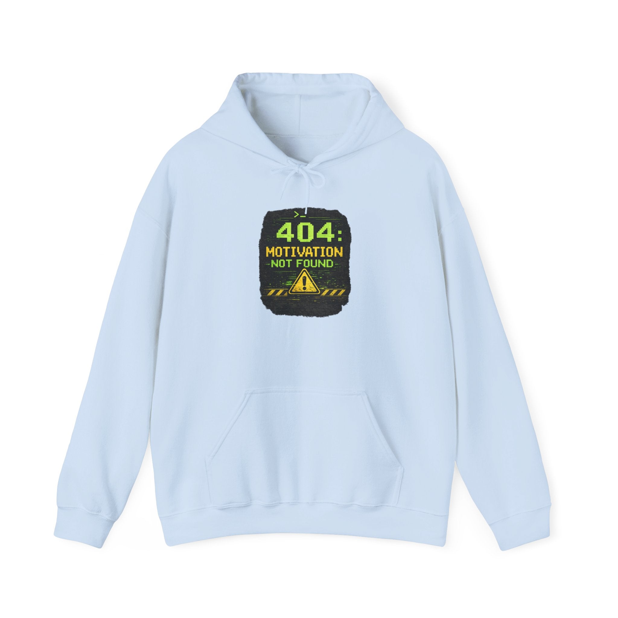 "Error 404 Motivation Not Found" IT Humor Unisex Heavy Blend™ Hoodie