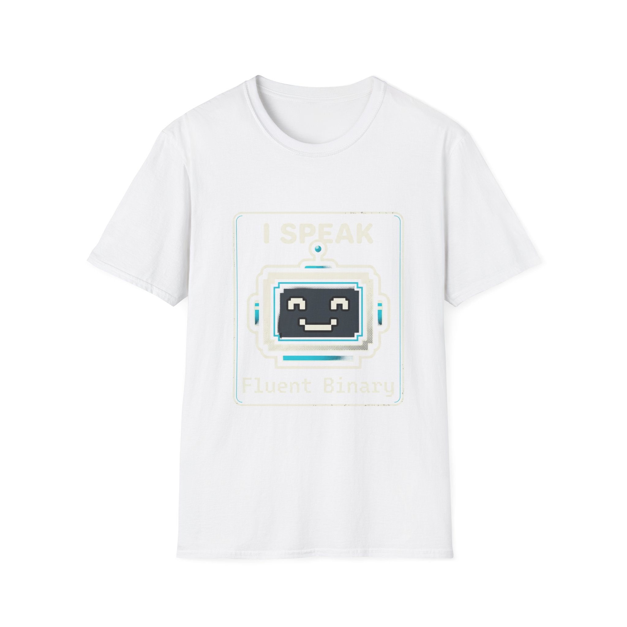 "I Speak Fluent Binary" Funny IT Programmer Tech Humor Graphic Tee