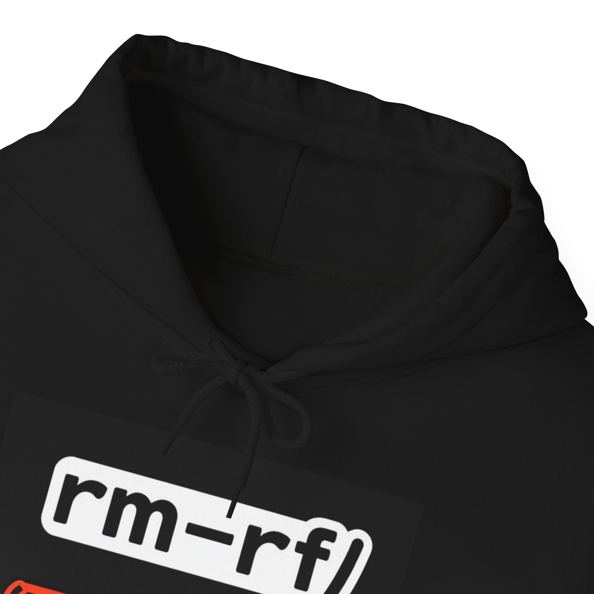 "rm–rf/ (Don't Try This)" — Funny Linux/Devops Command Hoodie