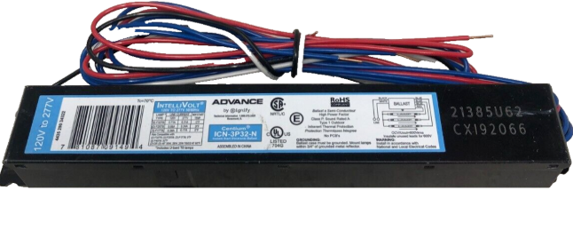 Philips Advance ICN-3P32-N Electronic Ballast | 120-277V F32T8 Lamp (3/4 Lamp)