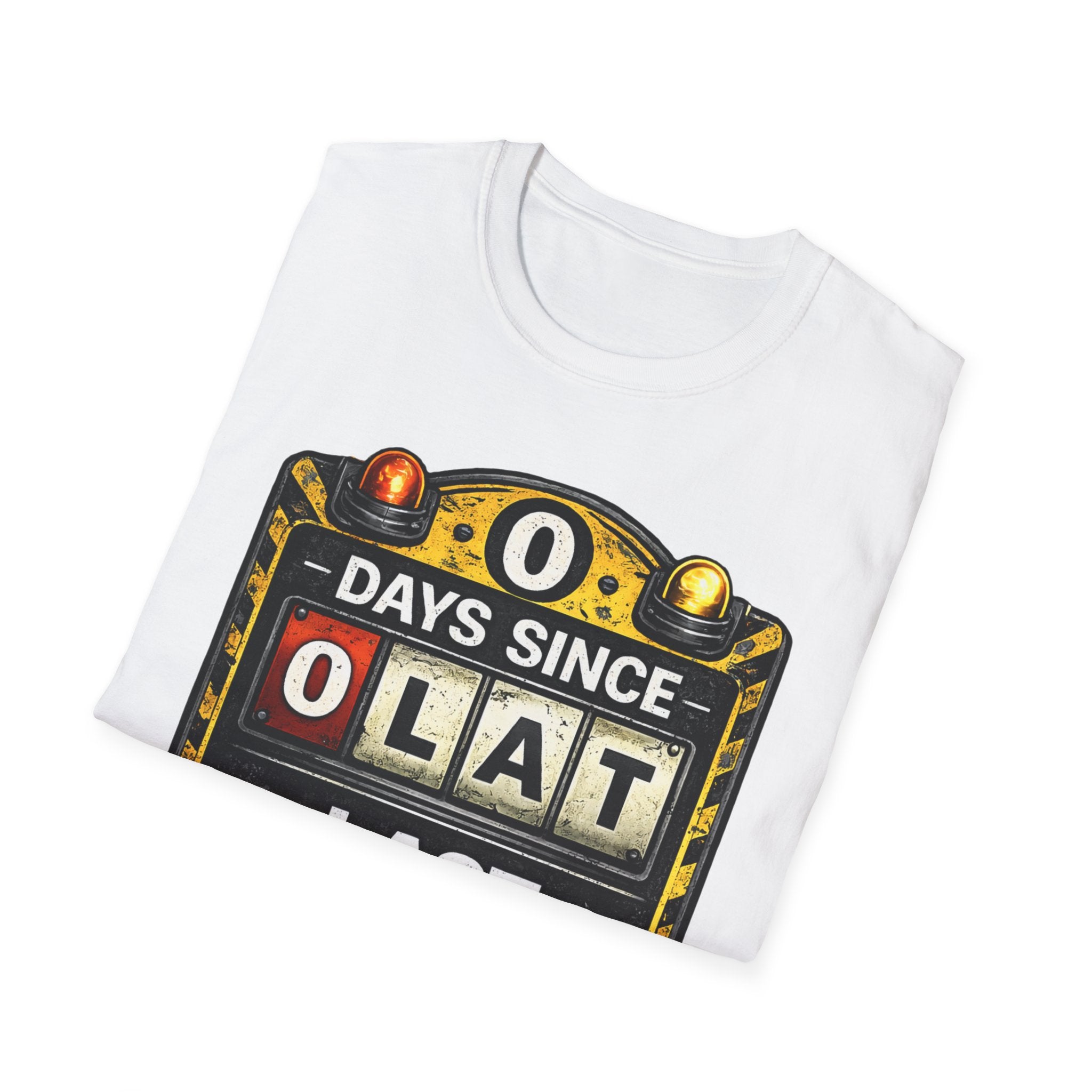 "0 Days Since Last IT Incident" Funny IT Tech Humor T-Shirt