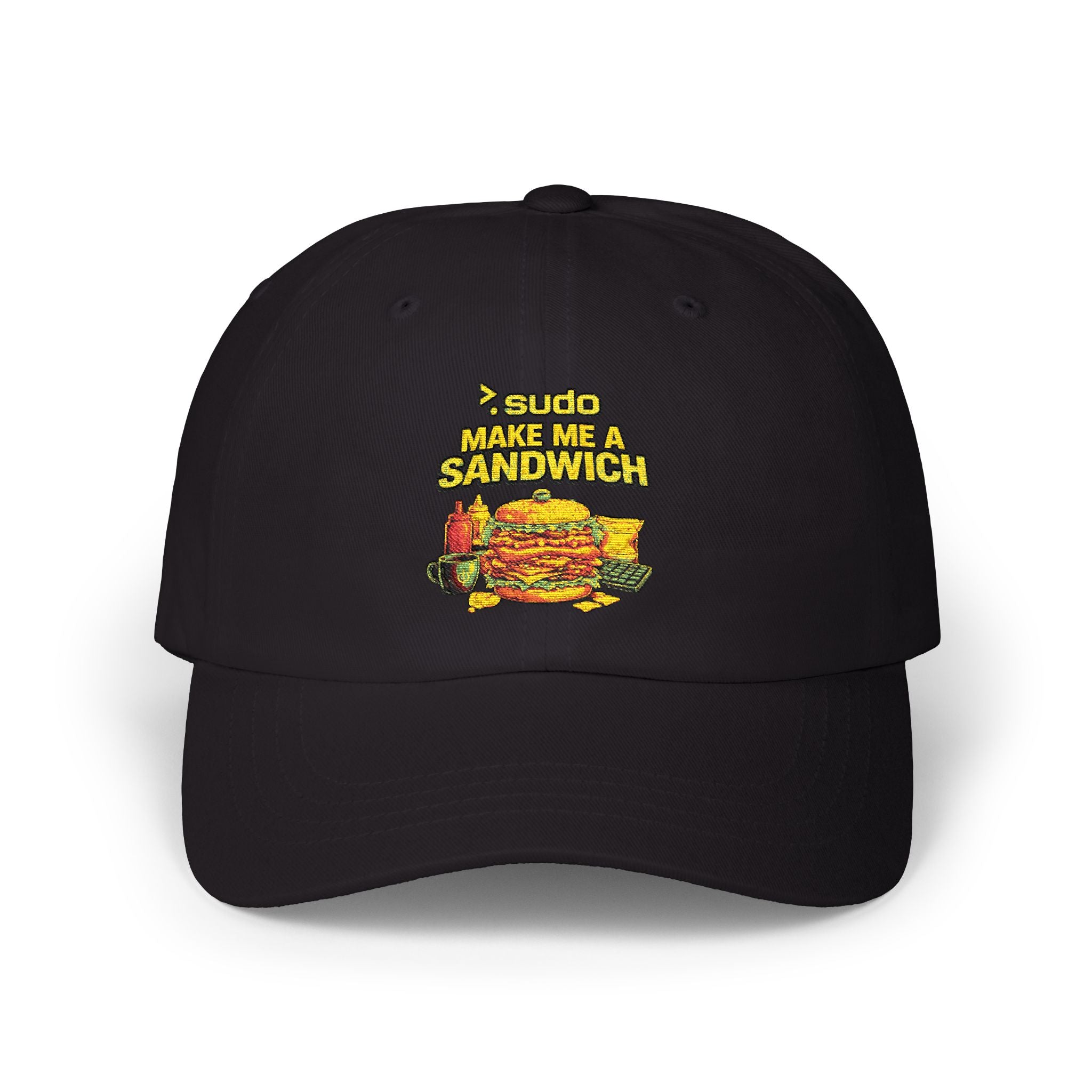 ">. Sudo Make Me A Sandwich" Tech Humor Funny IT Baseball Hat/Cap