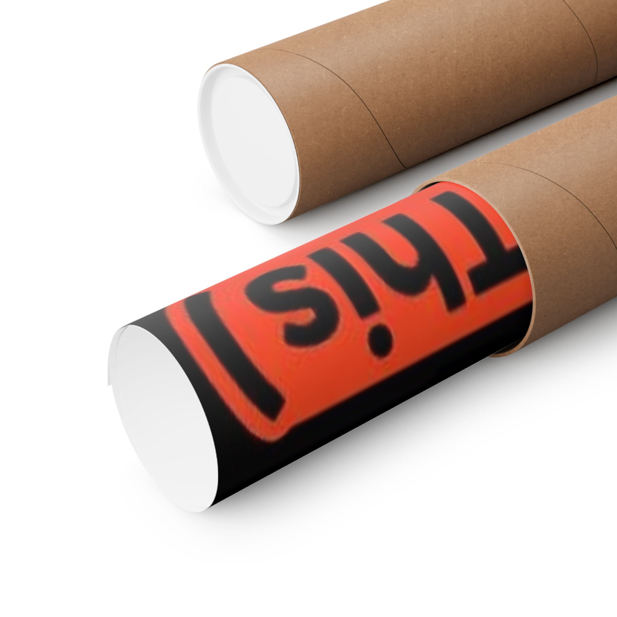 "rm -rf/ (Don't Try This)" Funny IT Tech Humor Matte Vertical Posters