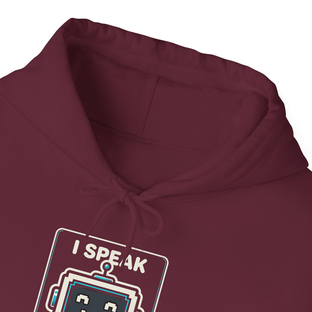 "I Speak Fluent Binary" Funny IT Programmer Humor Hoodie