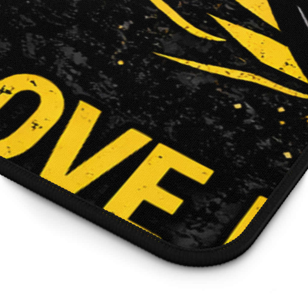"Bandwidth Is My Love Language" Funny IT Desk Mat — Gamer/Tech Humor Mouse Pad Design