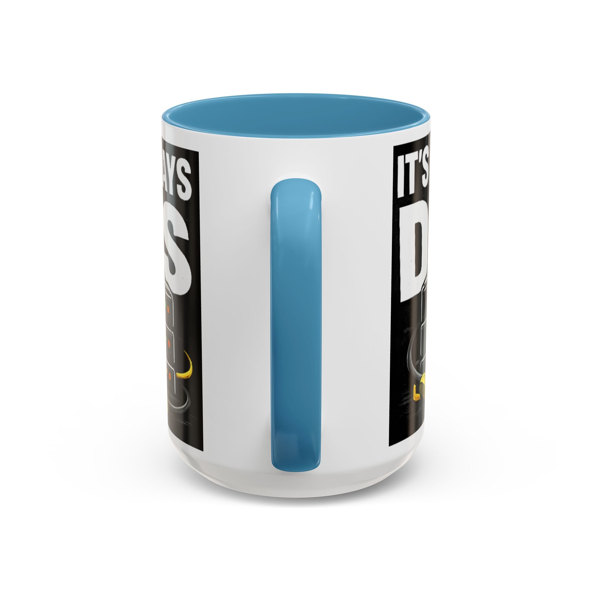 "It's Always DNS" IT Humor Accent Coffee Mug (11, 15oz)