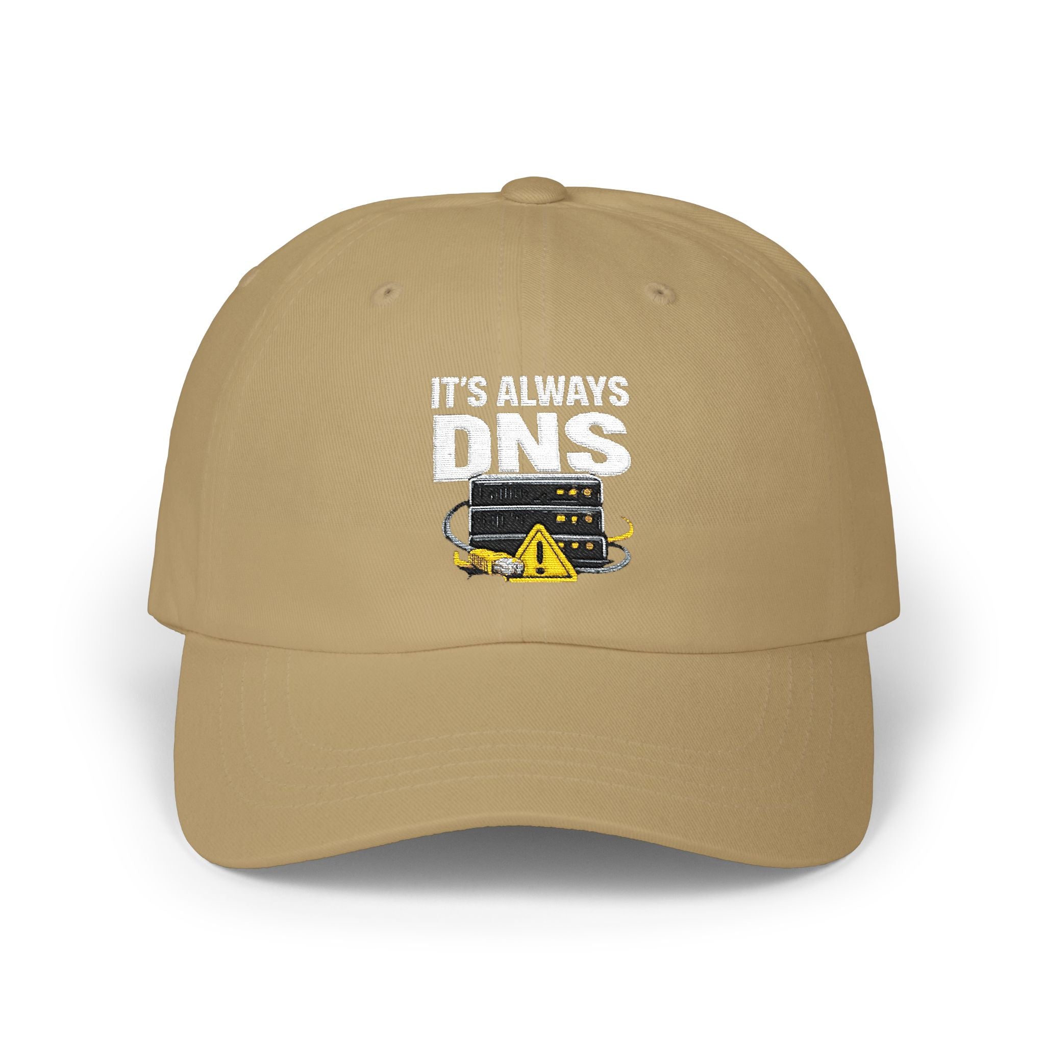 "It's Always DNS" Tech Humor Funny IT Baseball Hat/Cap