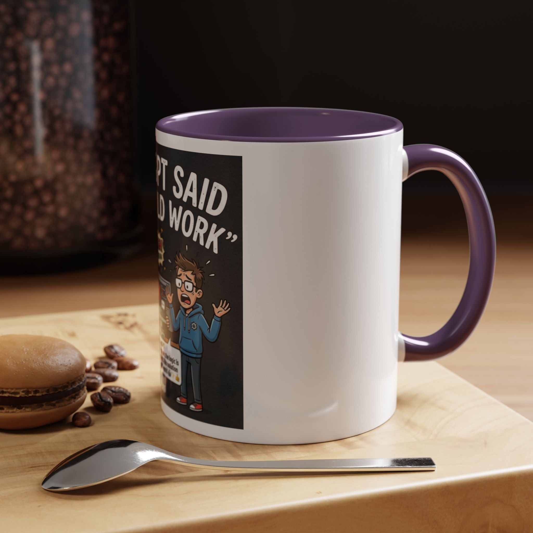 "CHatGBT Said It Would Work" Funny IT Tech Humor AI Fail Ceramic Mug