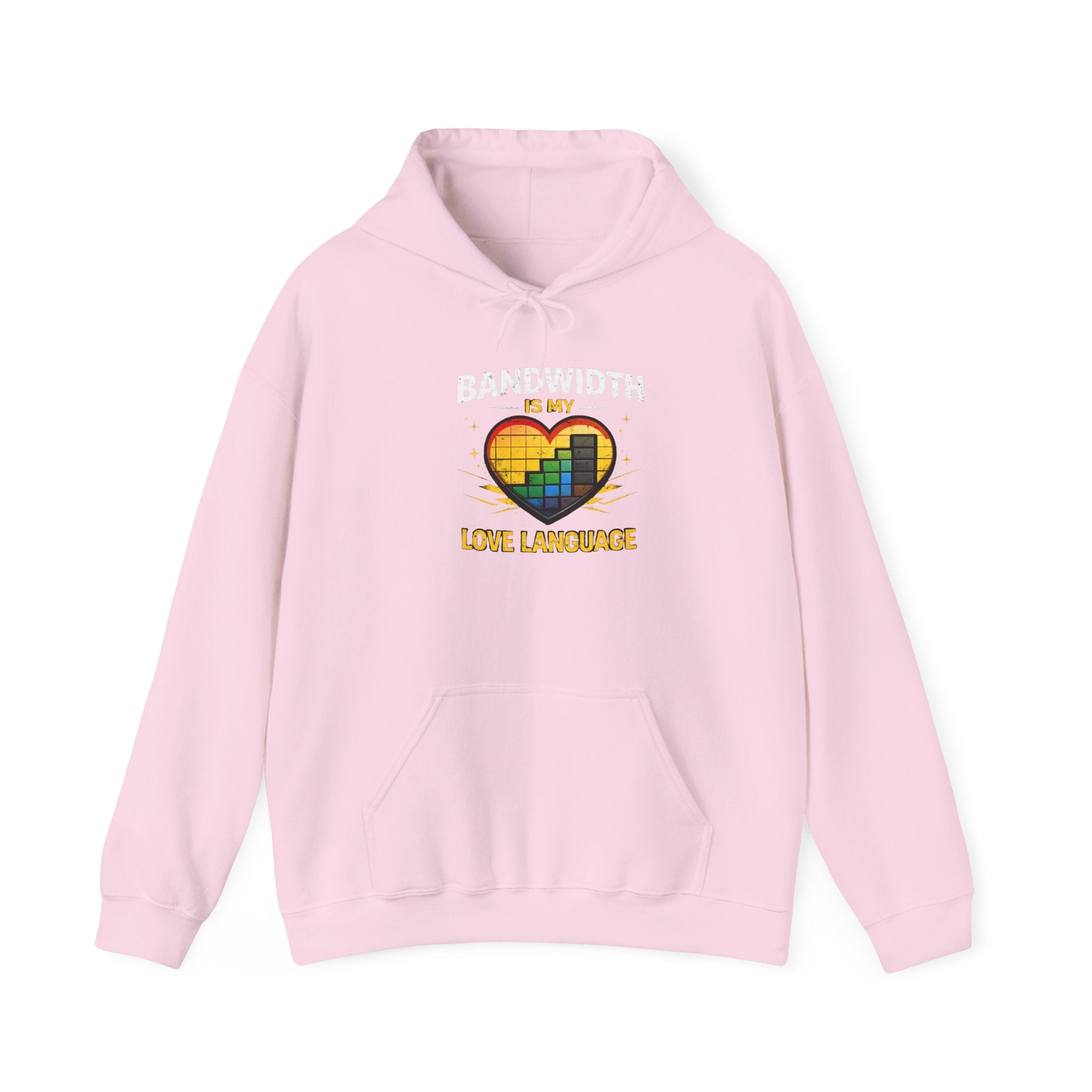 "Bandwidth is my Love Language" Tech Humor Unisex Heavy Blend™ Hoodie