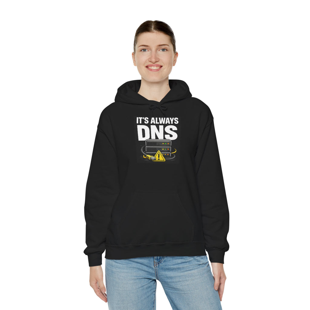 "It's Always DNS" IT Humor Unisex Heavy Blend™ Hoodie