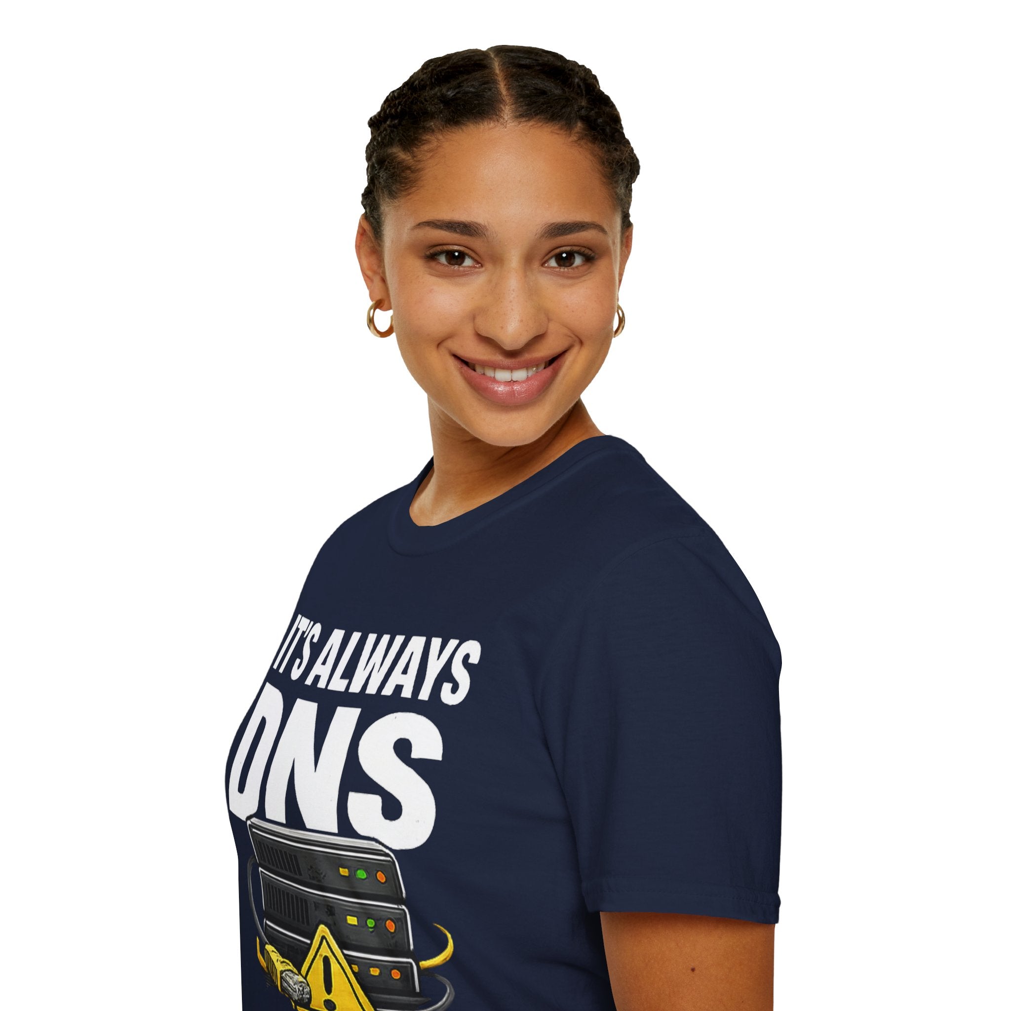 "It's Always DNS" Funny IT Tech Humor T-Shirt