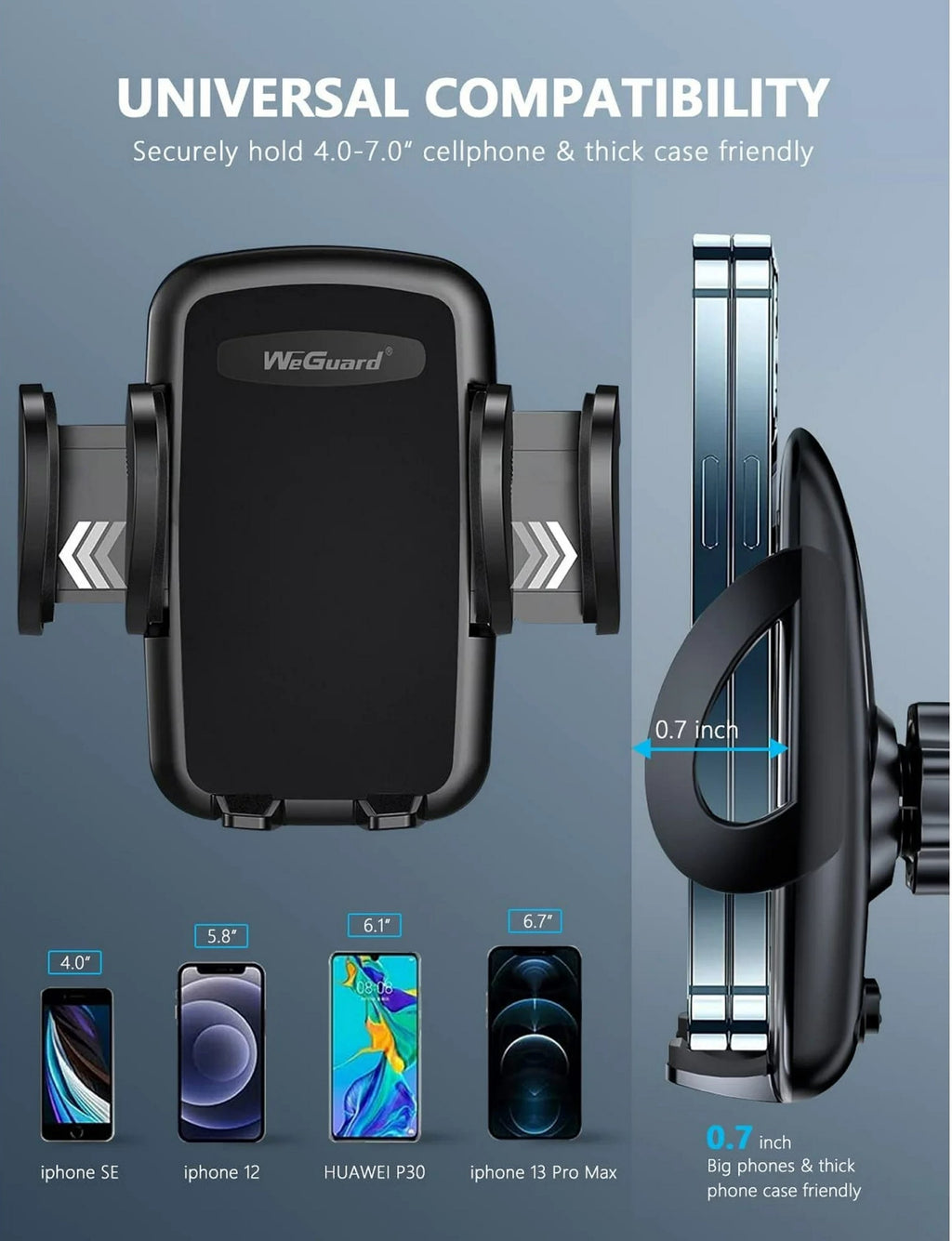 Vibe Cup Holder Phone Mount DL051021 360° Rotating Adjustable Car Holder NEW