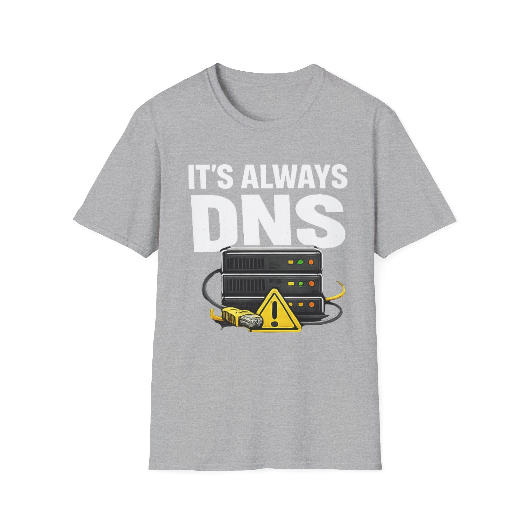 "It's Always DNS" Funny IT Tech Humor T-Shirt