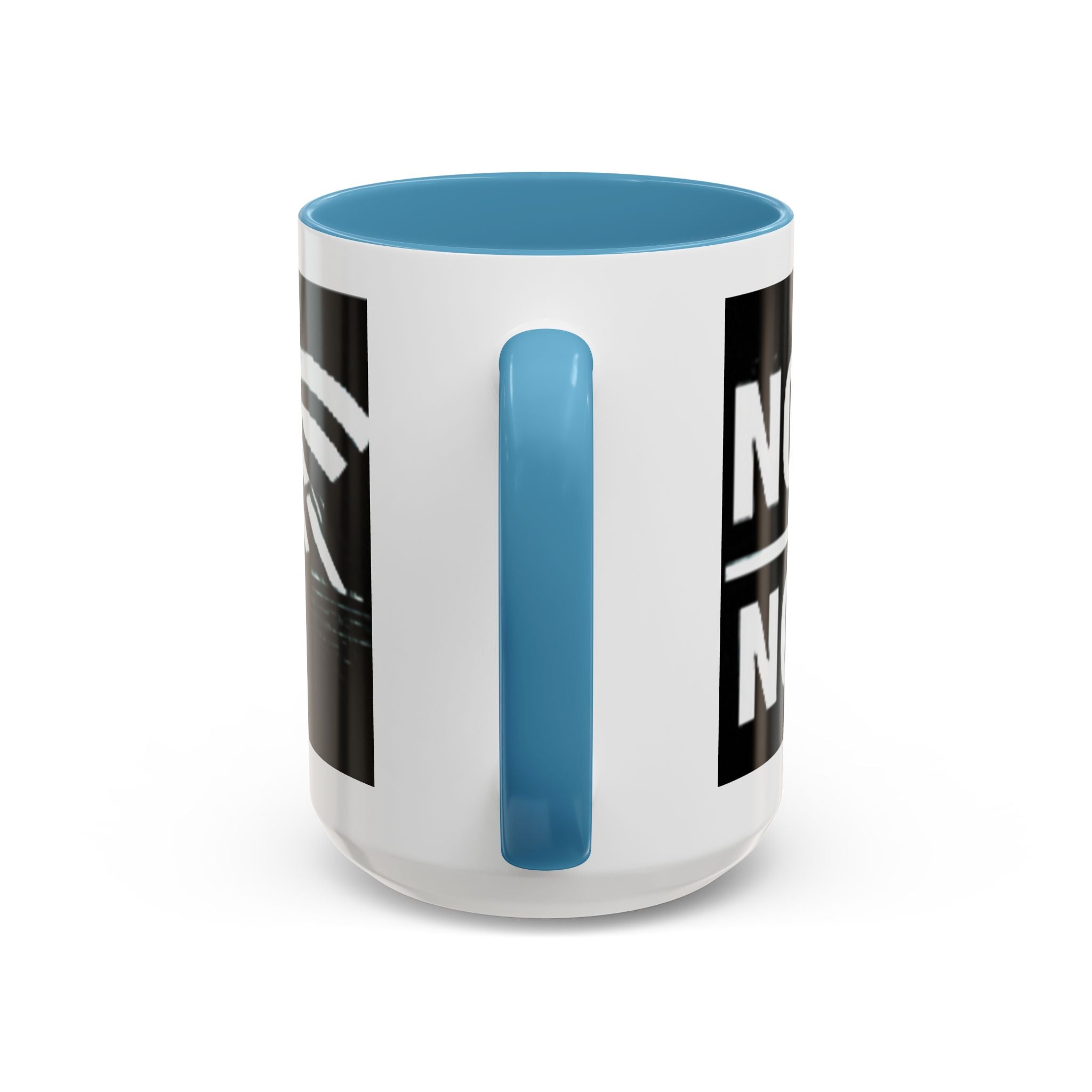 "No Signal No Problem" IT Humor Accent Coffee Mug (11, 15oz)