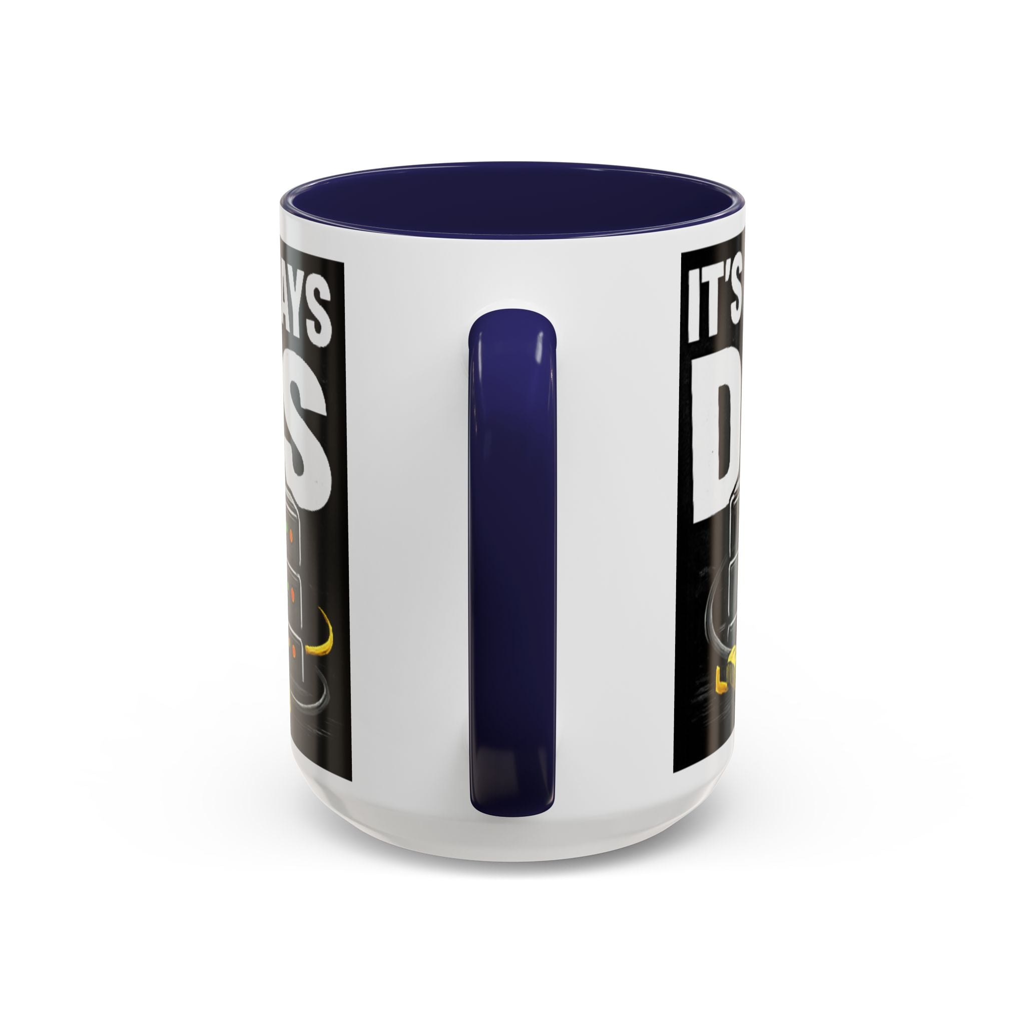 "It's Always DNS" IT Humor Accent Coffee Mug (11, 15oz)
