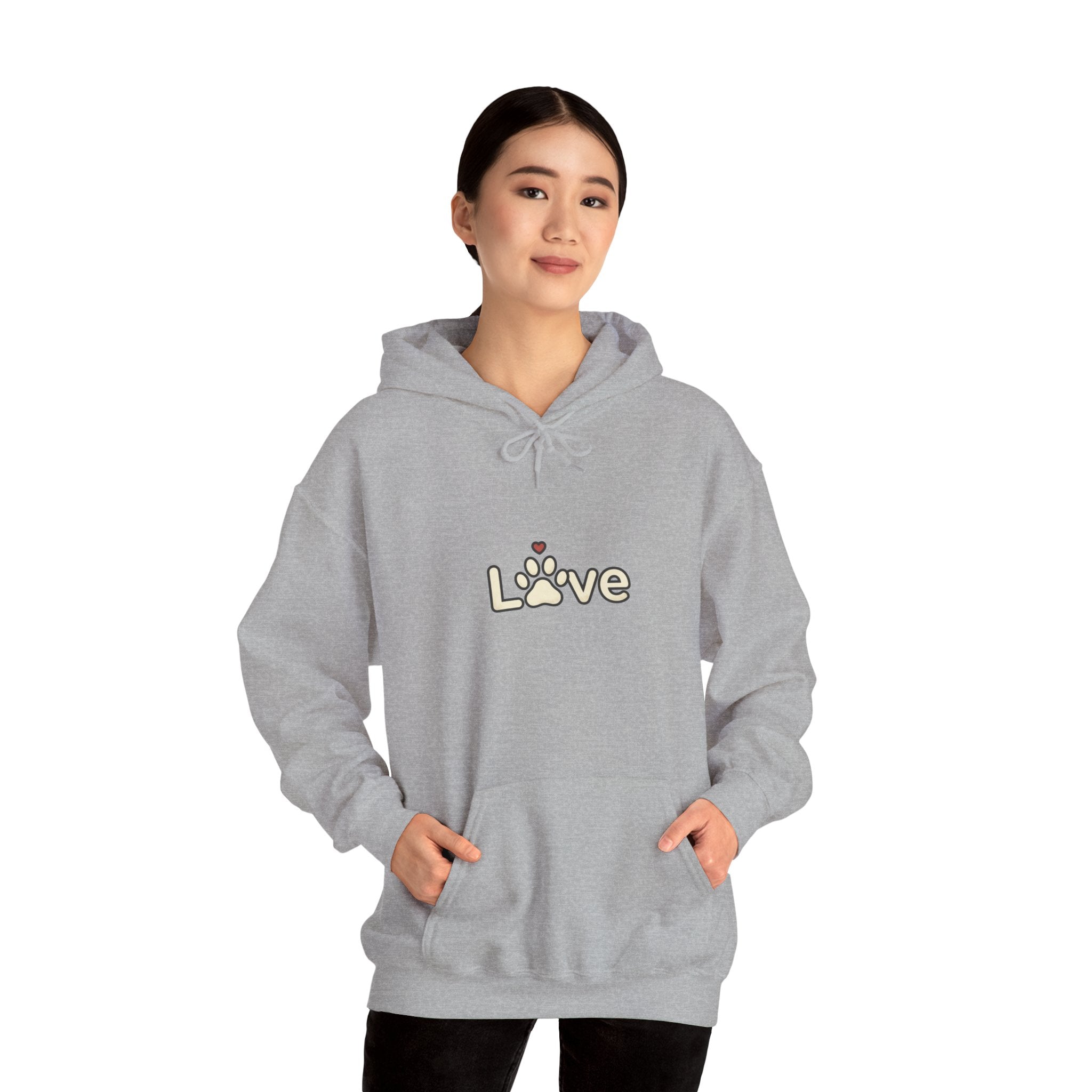 Dog Mom Love Hoodie | dog mom, fur baby, rescue pride