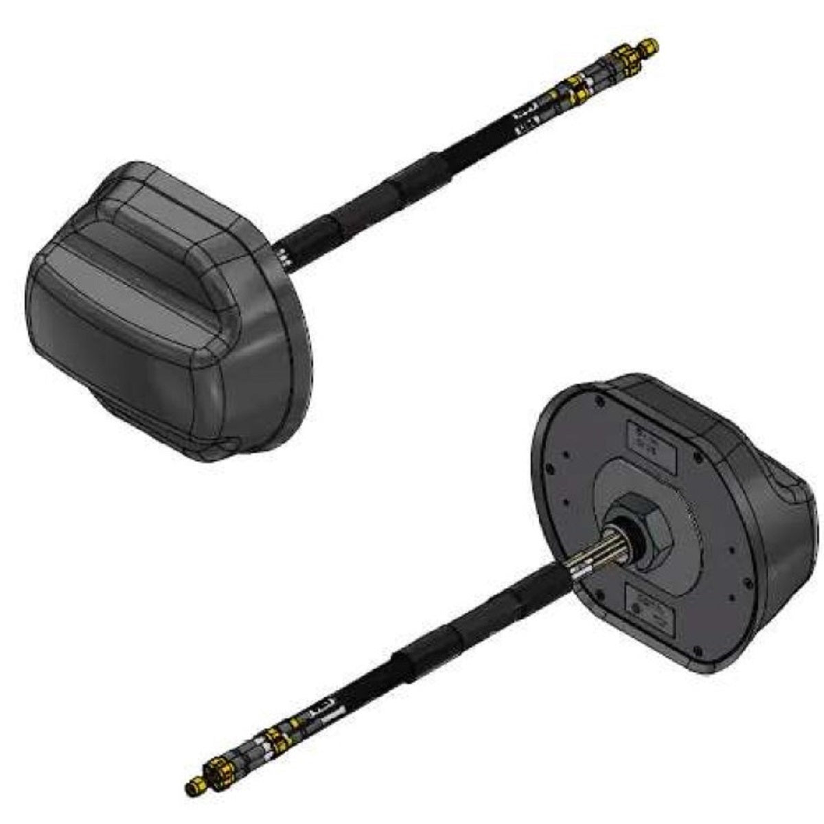 Cisco 5G-ANTM-O-4-B, 5G SUB-6 GHz 4G LTE 4-in-1 Outdoor Antenna & Cable – Black