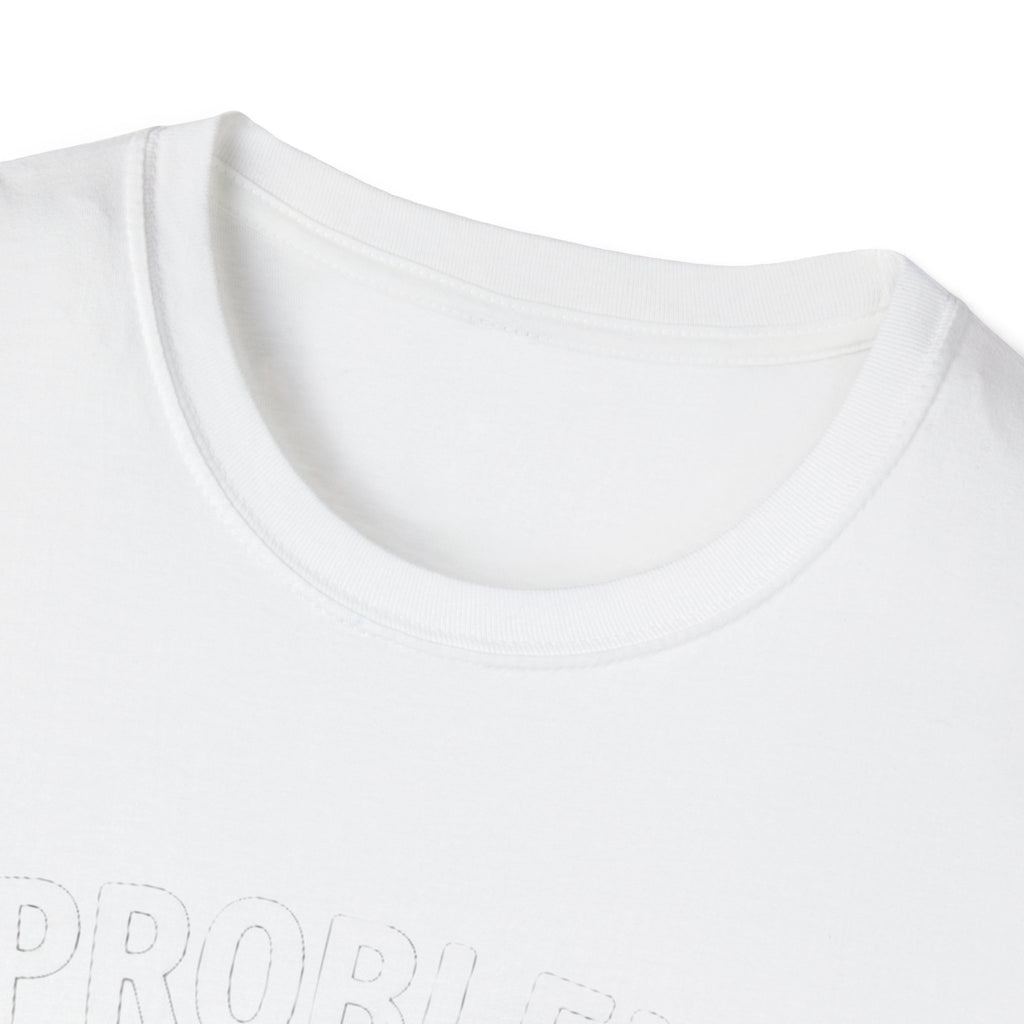 "Problem Exists Between Chair & Keyboard" Funny IT T-Shirt — Tech Coder Humor Graphic Tee