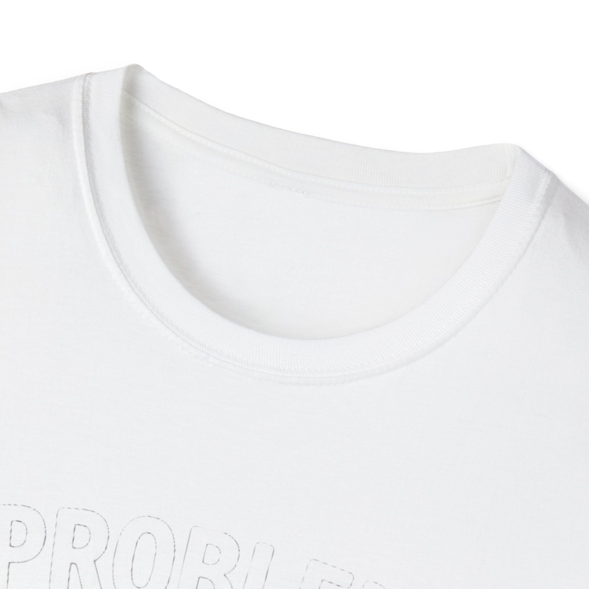"Problem Exists Between Chair & Keyboard" Funny IT T-Shirt — Tech Coder Humor Graphic Tee