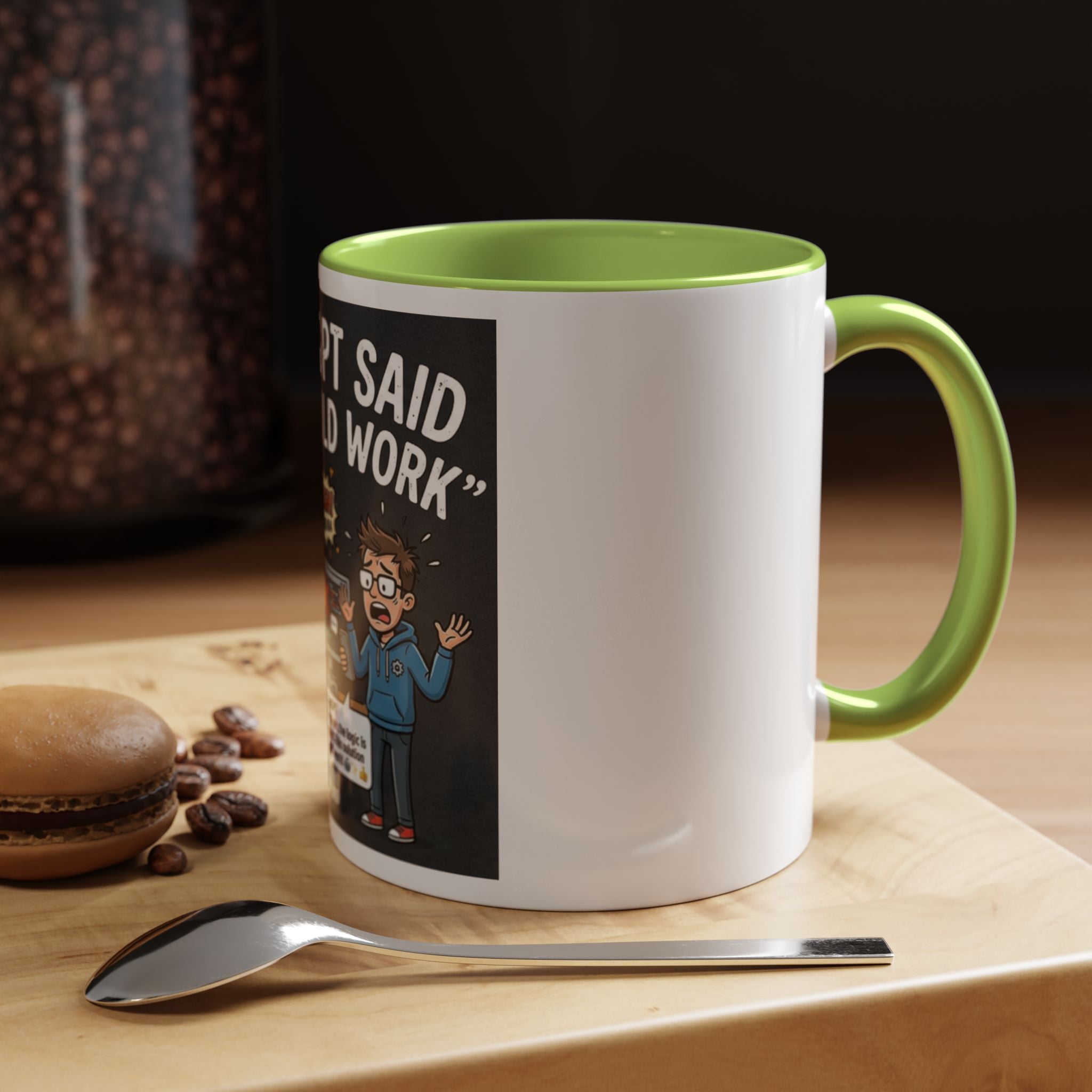 "CHatGBT Said It Would Work" Funny IT Tech Humor AI Fail Ceramic Mug
