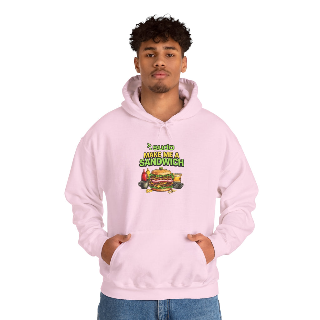 ">.Sudo Make Me A Sandwich" IT Humor Unisex Heavy Blend™ Hoodie