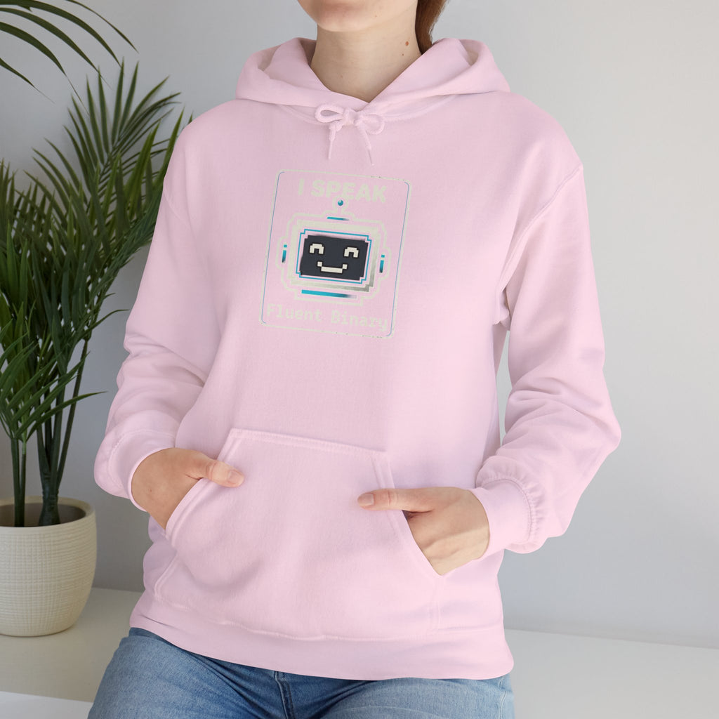 "I Speak Fluent Binary" Funny IT Programmer Humor Hoodie