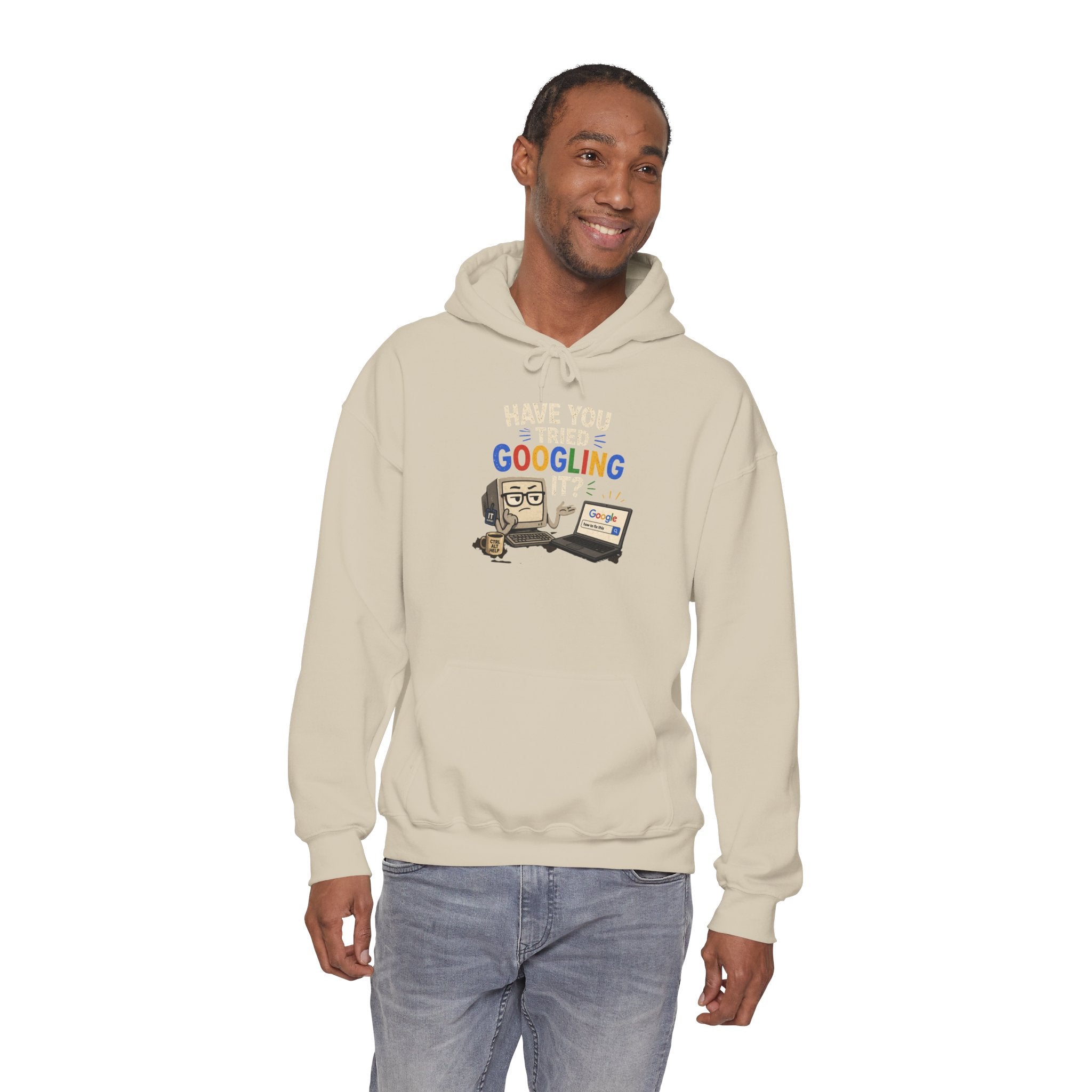 "Have You Tried Googling It?" Funny Tech Support Hoodie