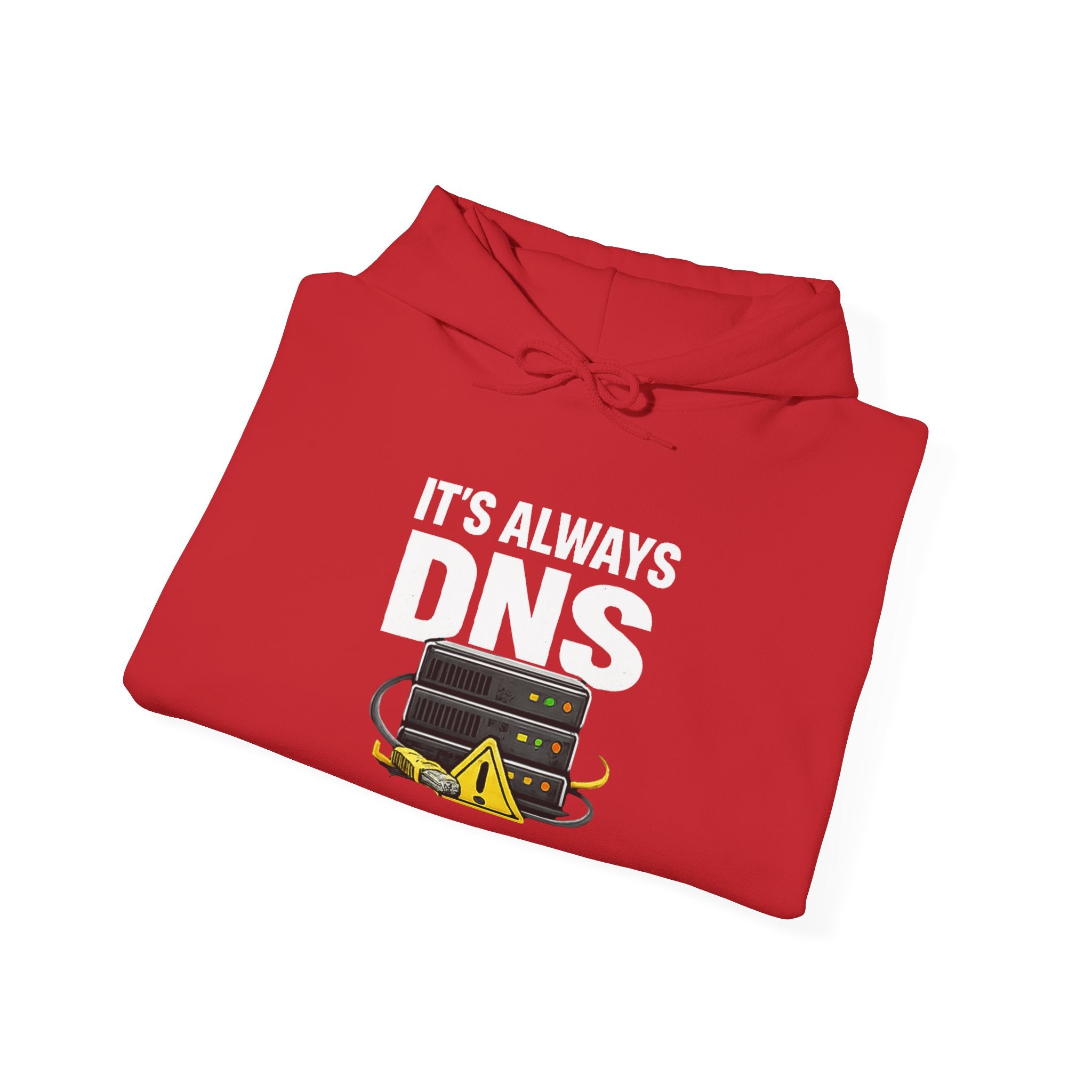 "It's Always DNS" Tech Humor Unisex Heavy Blend™ Hoodie