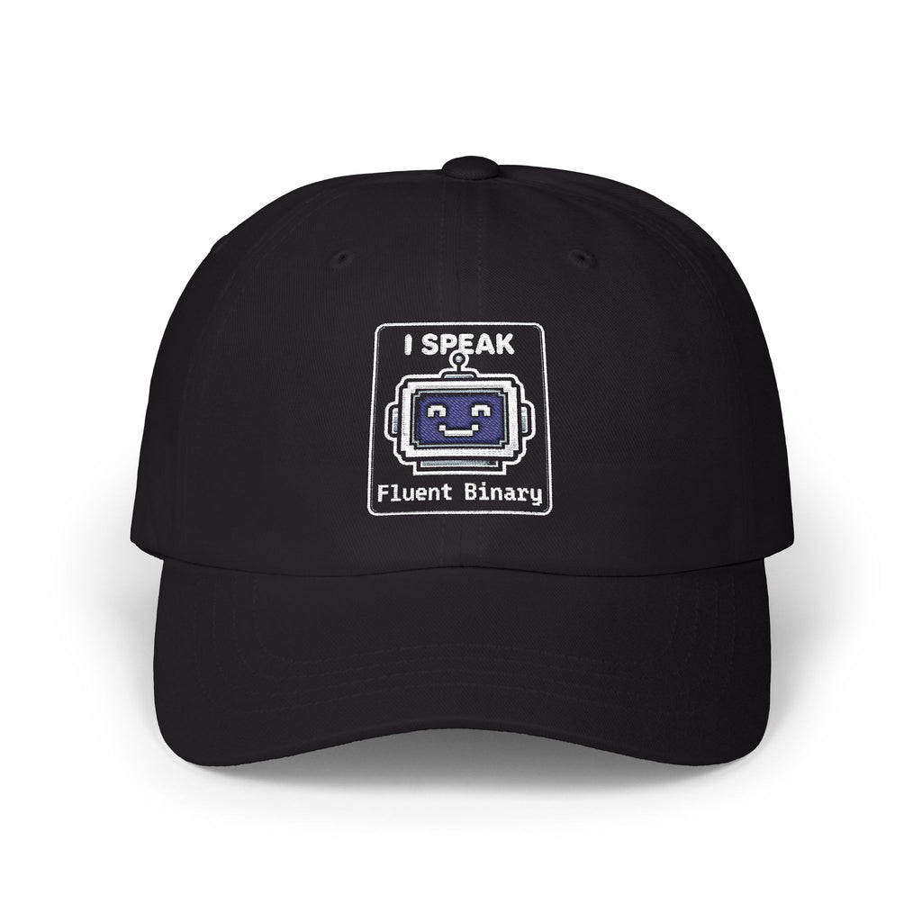 "I Speak Fluent Binary" Tech Humor Funny IT Baseball Hat/Cap
