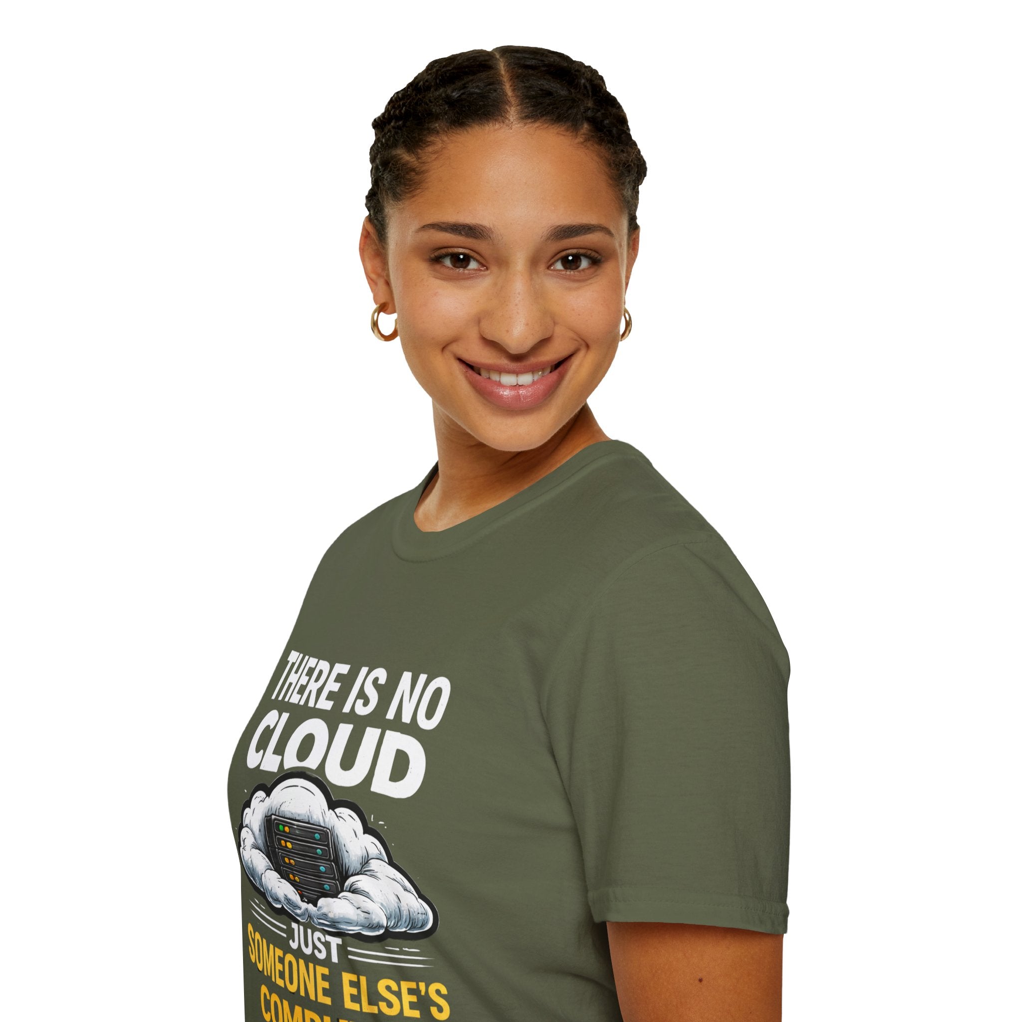 "There Is No Cloud, Just Someone Else's Computer" Funny IT Tech Humor T-Shirt