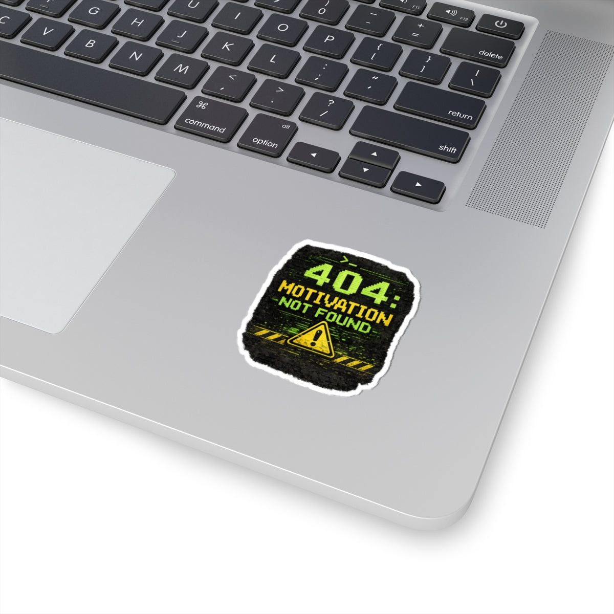 "Error 404 Motivation Not Found" Geek Tech Humor Funny IT Kiss-Cut Stickers