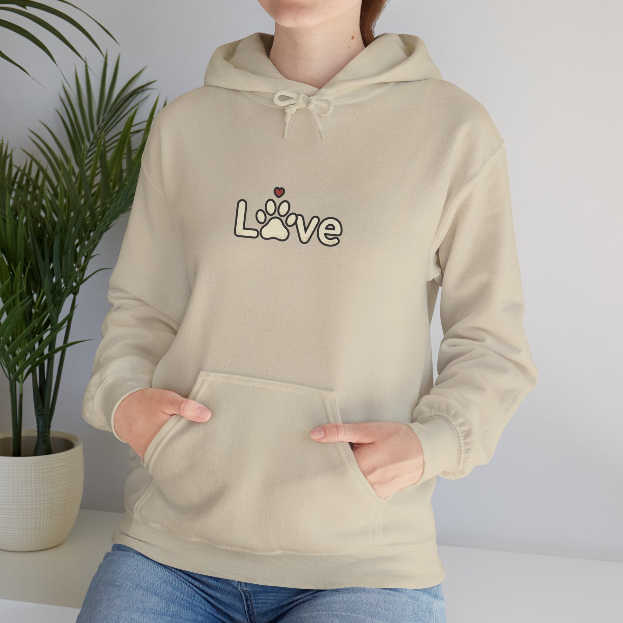Dog Mom Love Hoodie | dog mom, fur baby, rescue pride