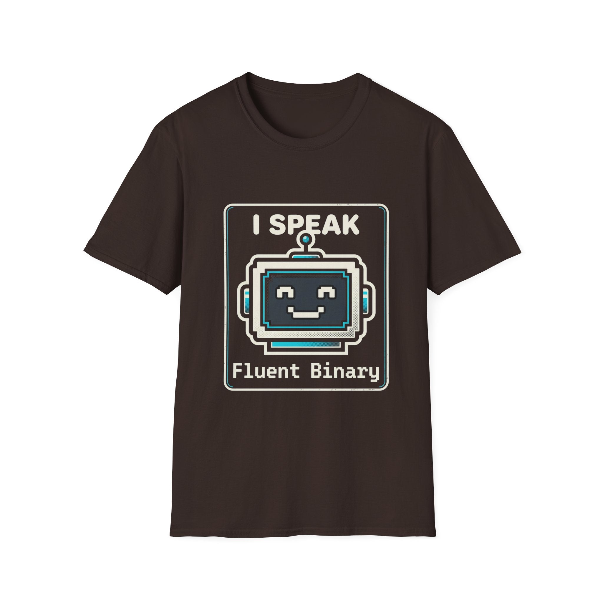 "I Speak Fluent Binary" Funny IT Programmer Tech Humor Graphic Tee