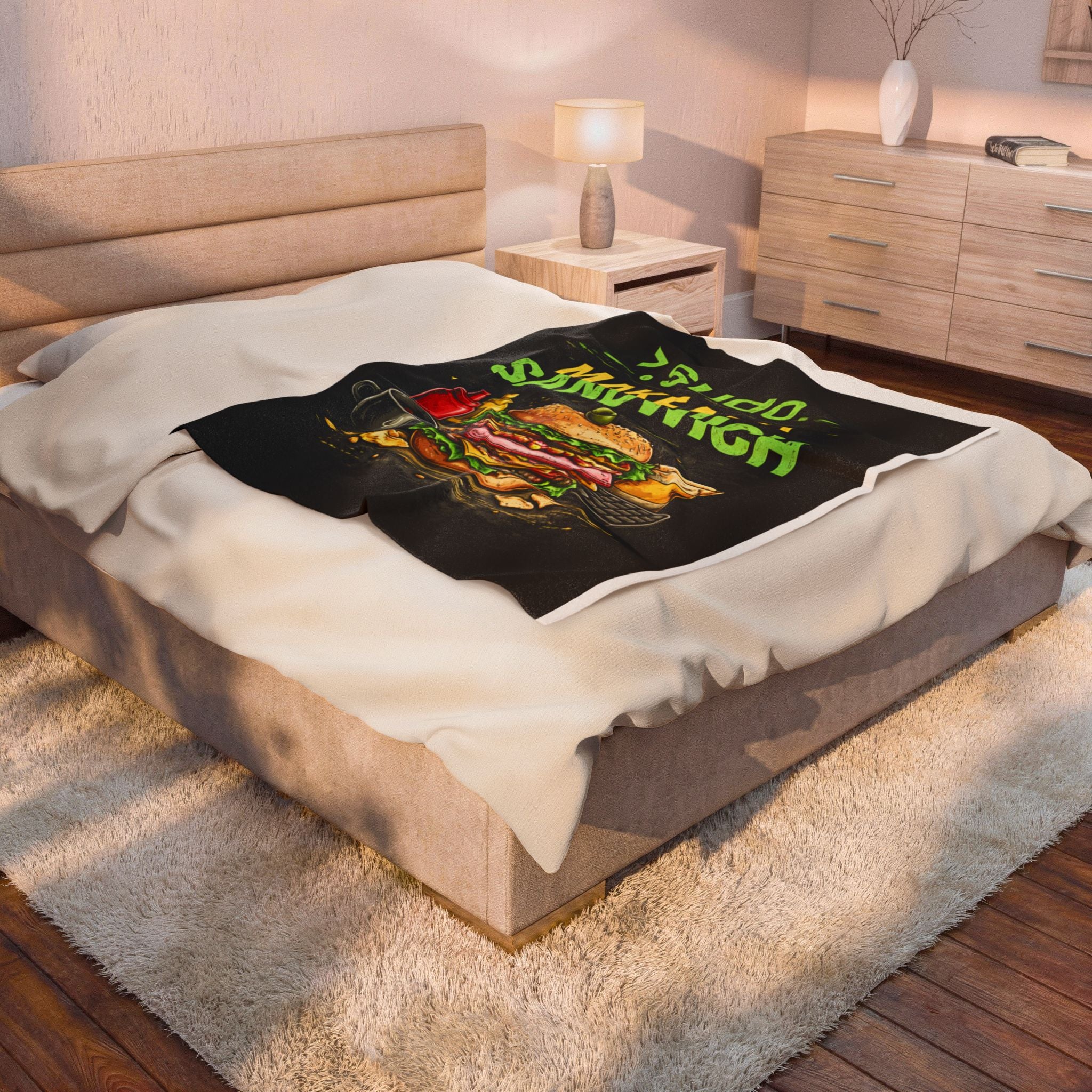 ">. Sudo Make Me a Sandwich" IT Humor Funny IT Velveteen Plush Blanket