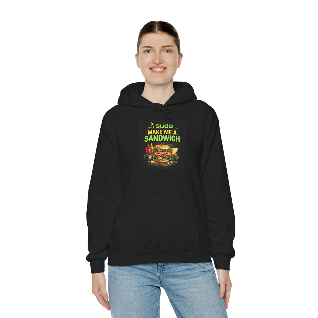 ">.Sudo Make Me A Sandwich" IT Humor Unisex Heavy Blend™ Hoodie