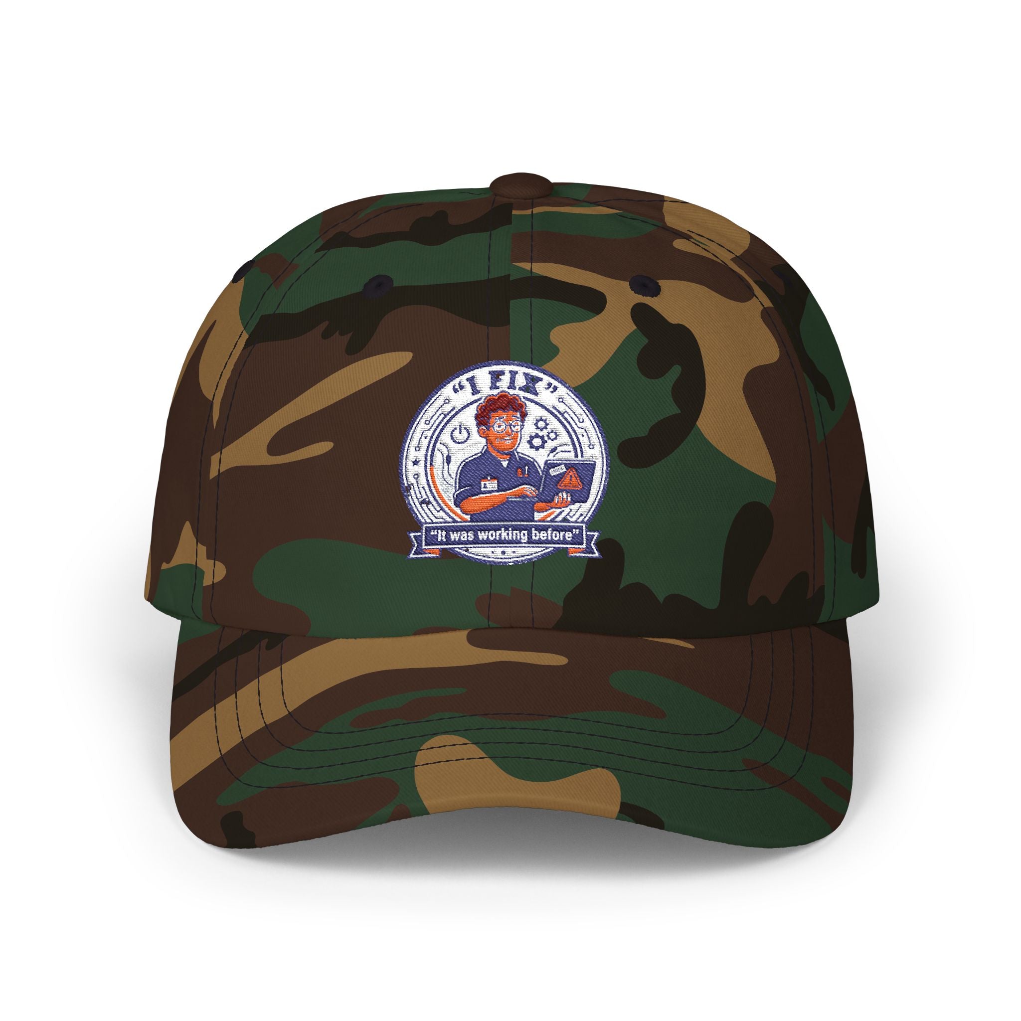 "I Fix: It Worked Before" Tech Humor Funny IT Baseball Hat/Cap