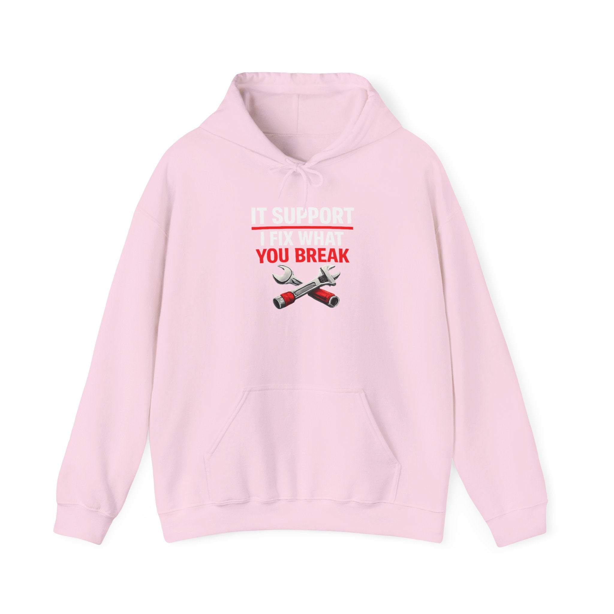 "IT Support: I Fix What You Break" IT Humor Unisex Heavy Blend™ Hoodie