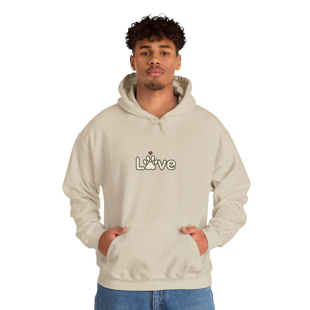 Dog Mom Love Hoodie | dog mom, fur baby, rescue pride