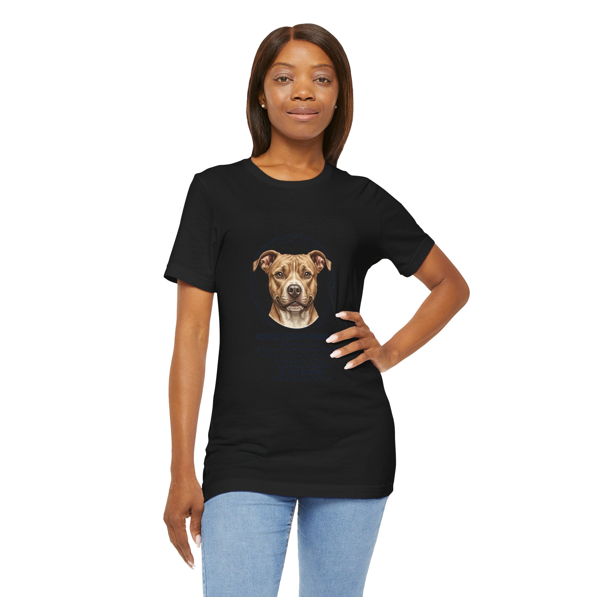 Pitbull Mom List of Demands T-Shirt | Dog Mom, Rescue Pride Tee