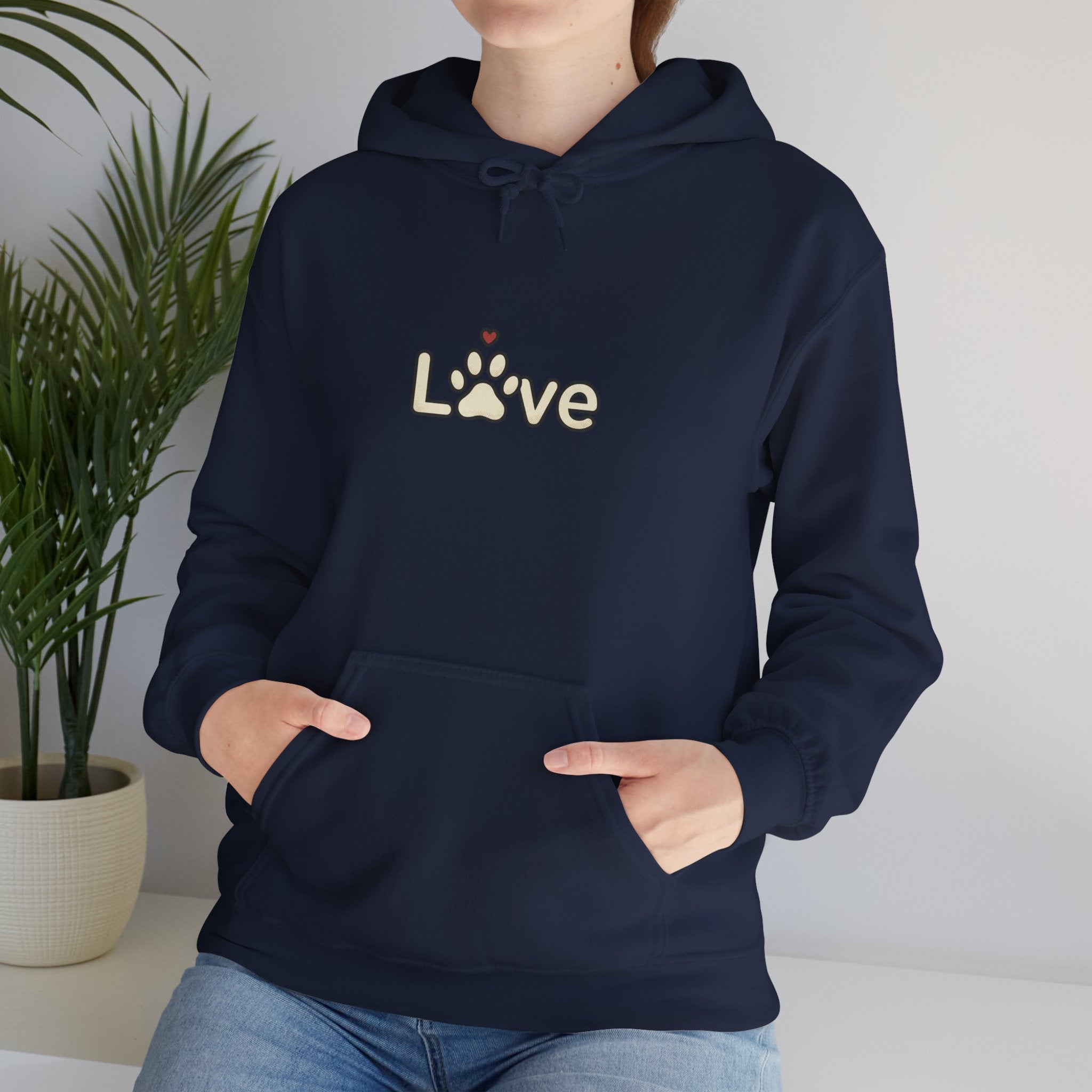 Dog Mom Love Hoodie | dog mom, fur baby, rescue pride