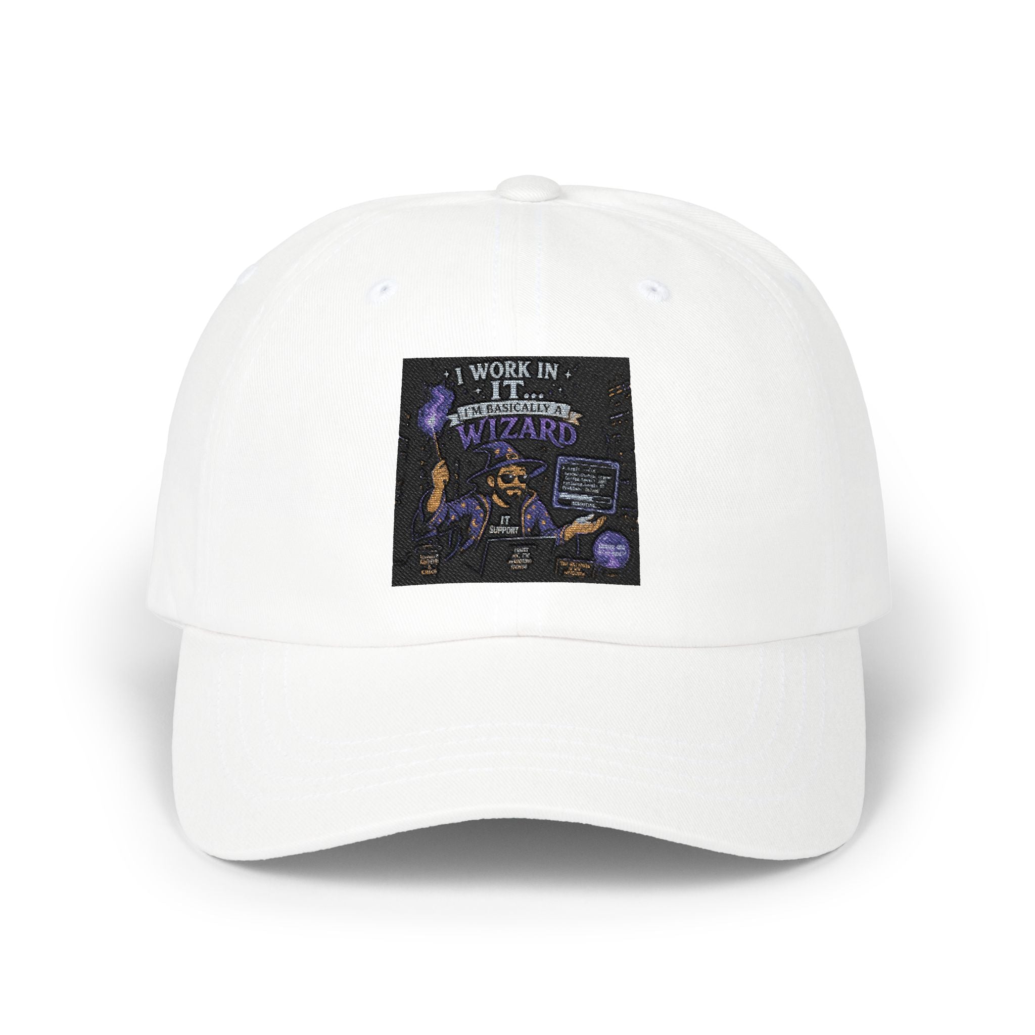 I Work In Technology Wizard Cap | Classic Baseball Hat