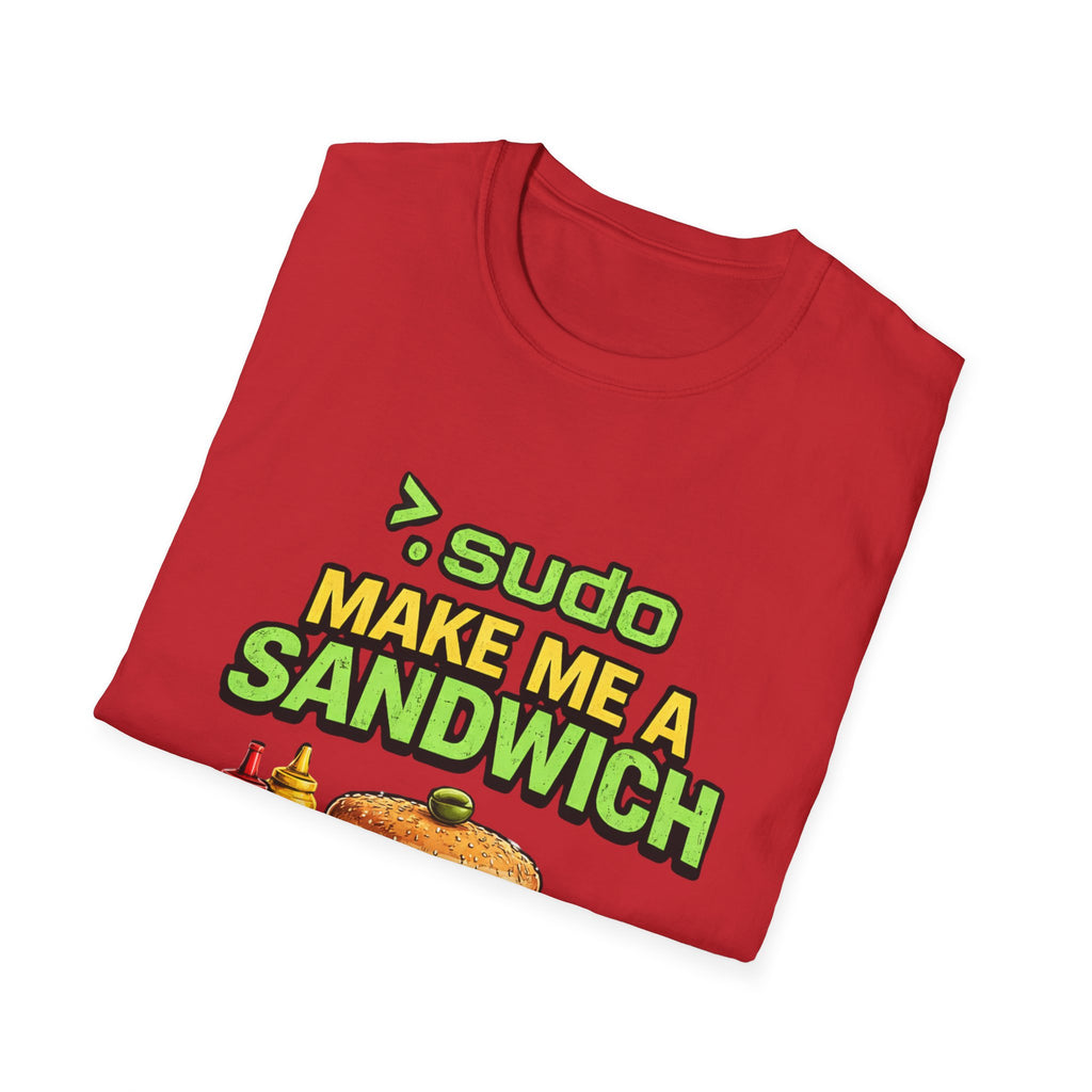 ">. Sudo Make Me a Sandwich" Funny IT T-Shirt — Programmer Tech Humor Tee
