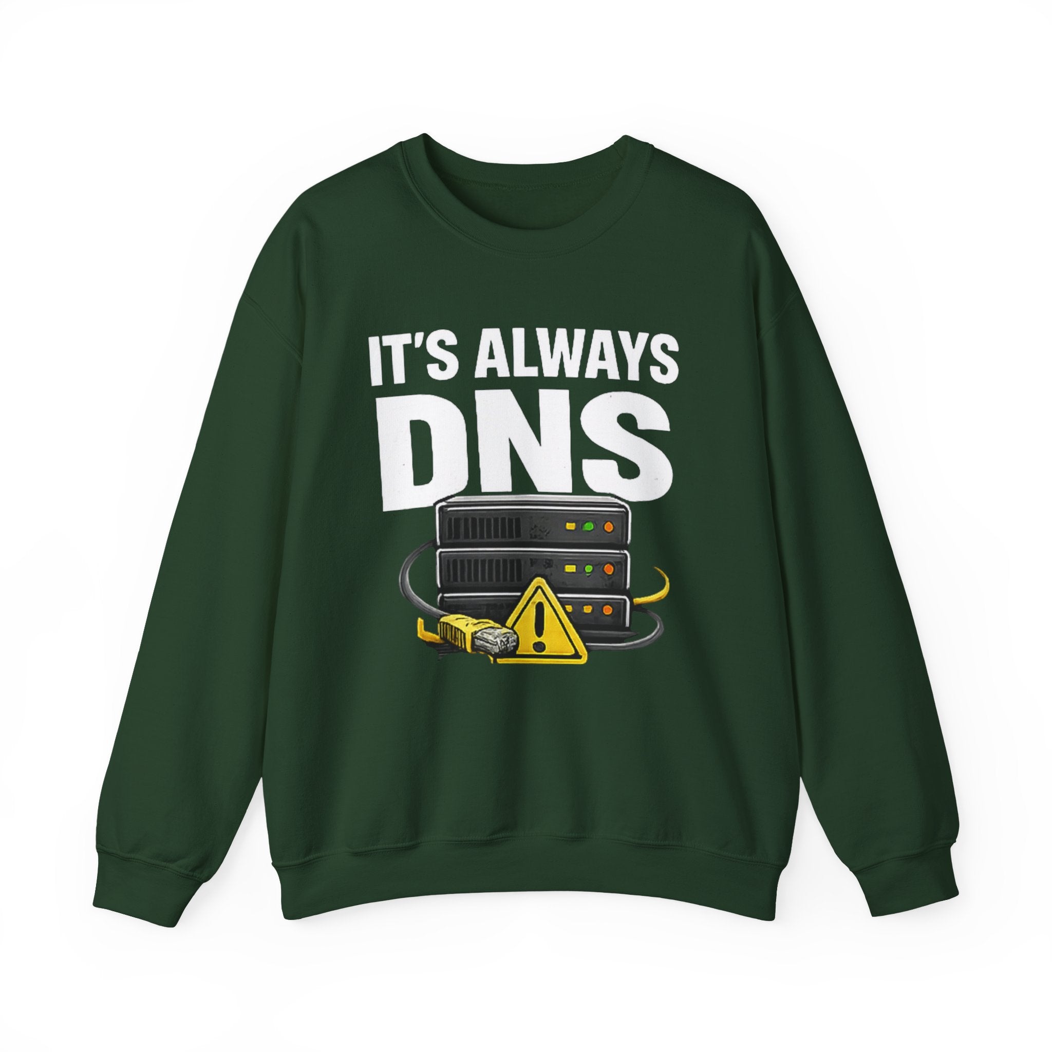 "Its Always DNS" Unisex Heavy Blend™ Crewneck Sweatshirt