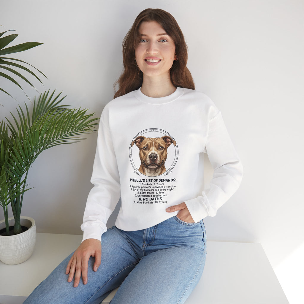 Pitbull Mom Sweatshirt | dog mom, fur baby, rescue pride