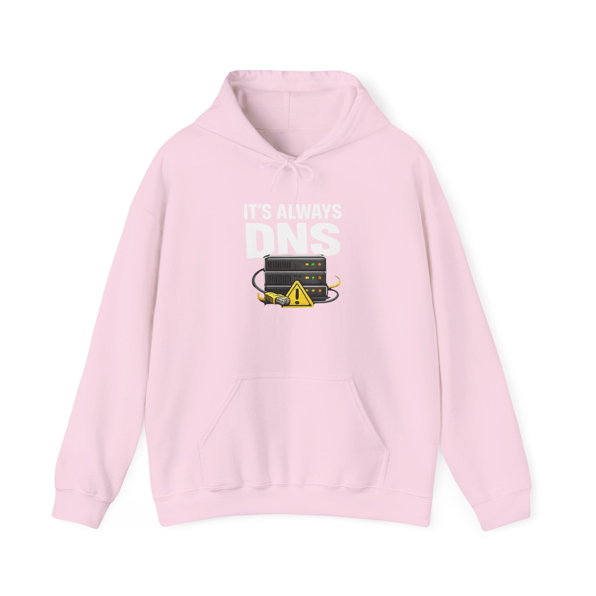 "It's Always DNS" Tech Humor Unisex Heavy Blend™ Hoodie