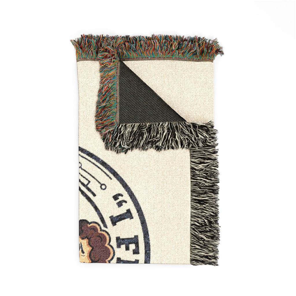 "I Fix: It Worked Before" Funny IT Tech Humor  Woven Throw Blanket