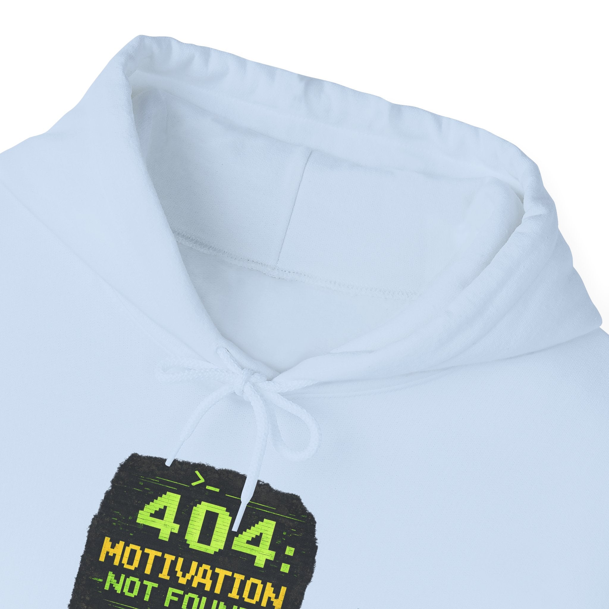 "Error 404 Motivation Not Found" IT Humor Unisex Heavy Blend™ Hoodie