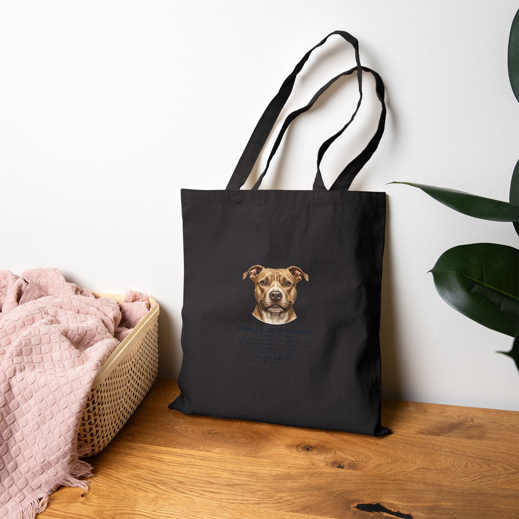 Rescue Pride Dog Mom | Cotton Canvas, Fur Baby Memorial Canvas Tote Bag
