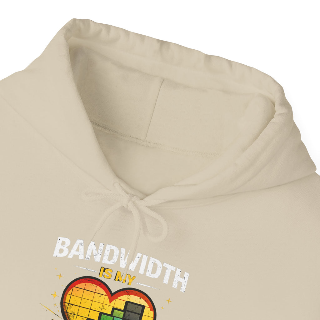 "Bandwidth is my Love Language" Tech Humor Unisex Heavy Blend™ Hoodie