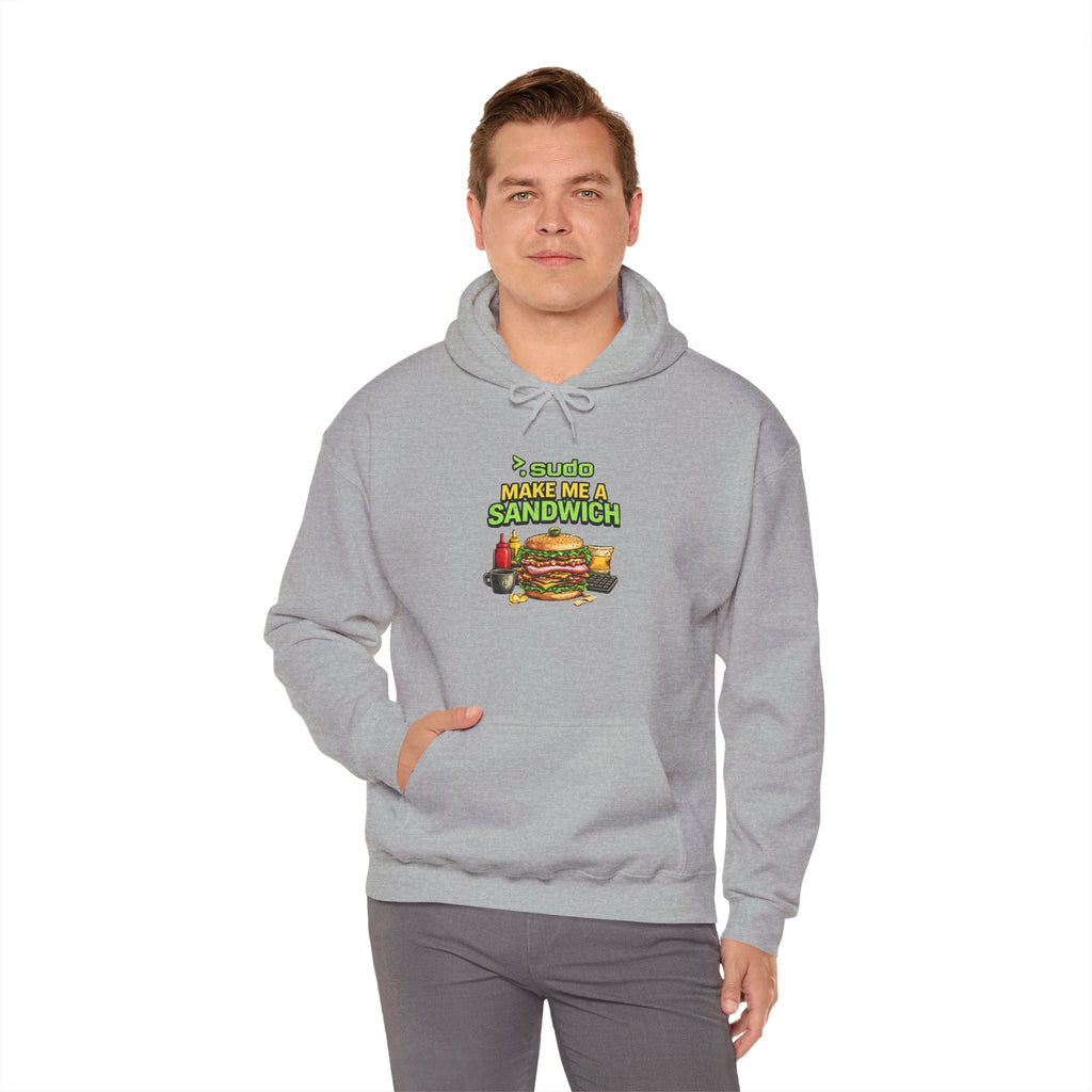 ">.Sudo Make Me A Sandwich" IT Humor Unisex Heavy Blend™ Hoodie